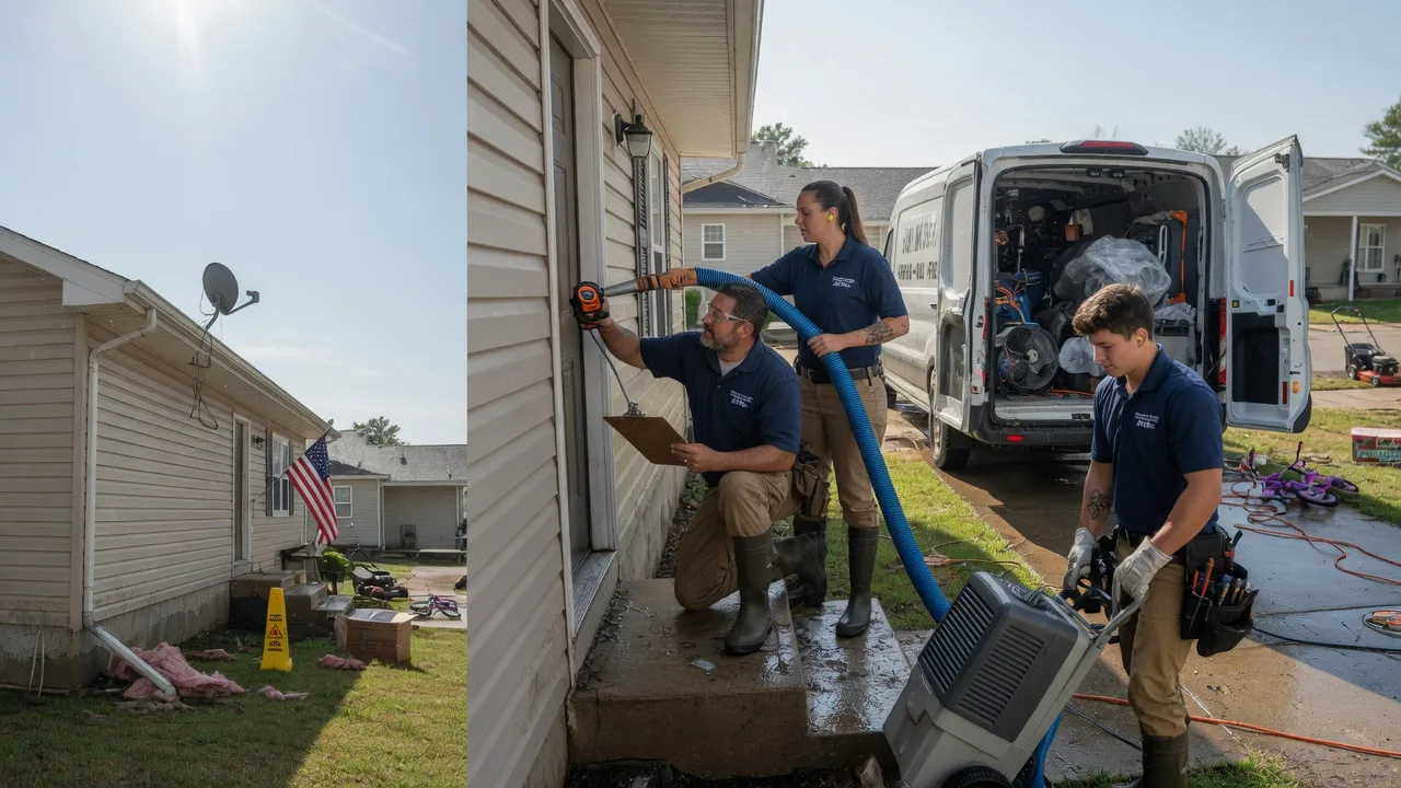 Ceiling Water Damage Restoration in Hagarville, AR near me